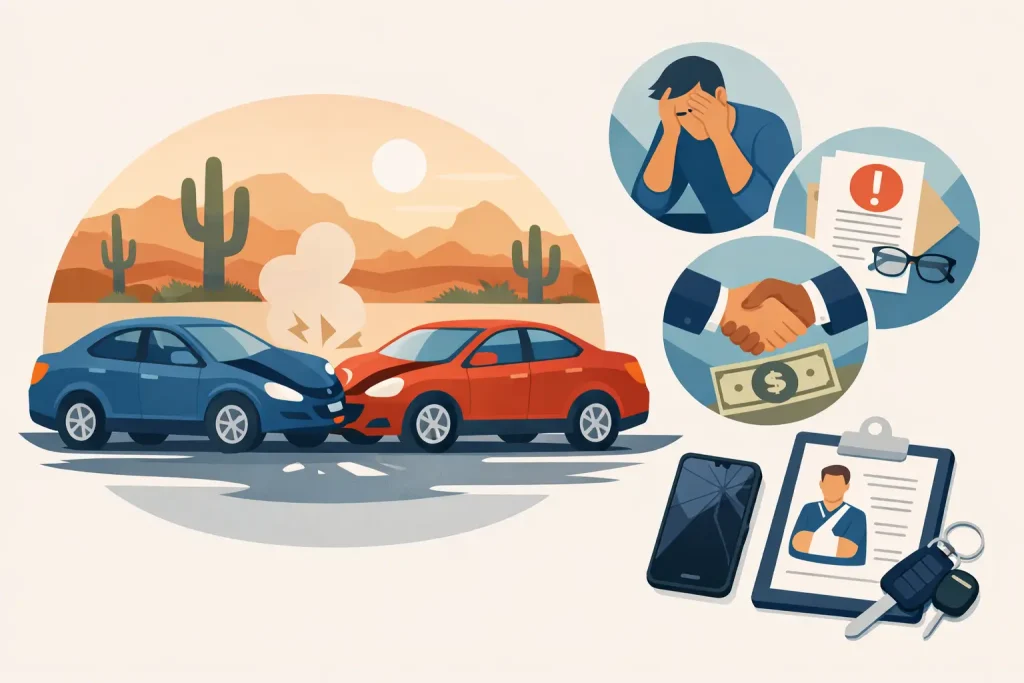 10 Top Mistakes After a Car Accident in Arizona